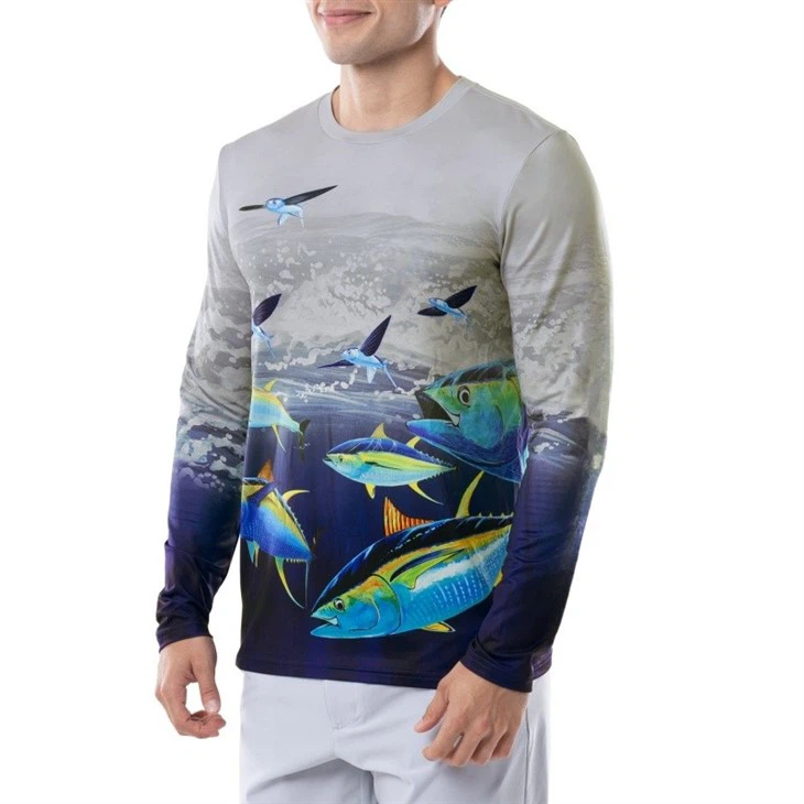 Hot Selling Outdoor Camping Anti-uv Windproof Long Sleeve Hooded Fishing Shirt