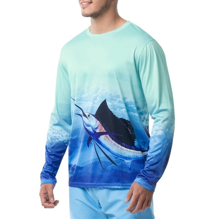 Oem Manufacturer Outdoor Hunting Upf 50 Anti-bacterial Moisture Wicking Long Sleeve Hooded Fishing Shirt